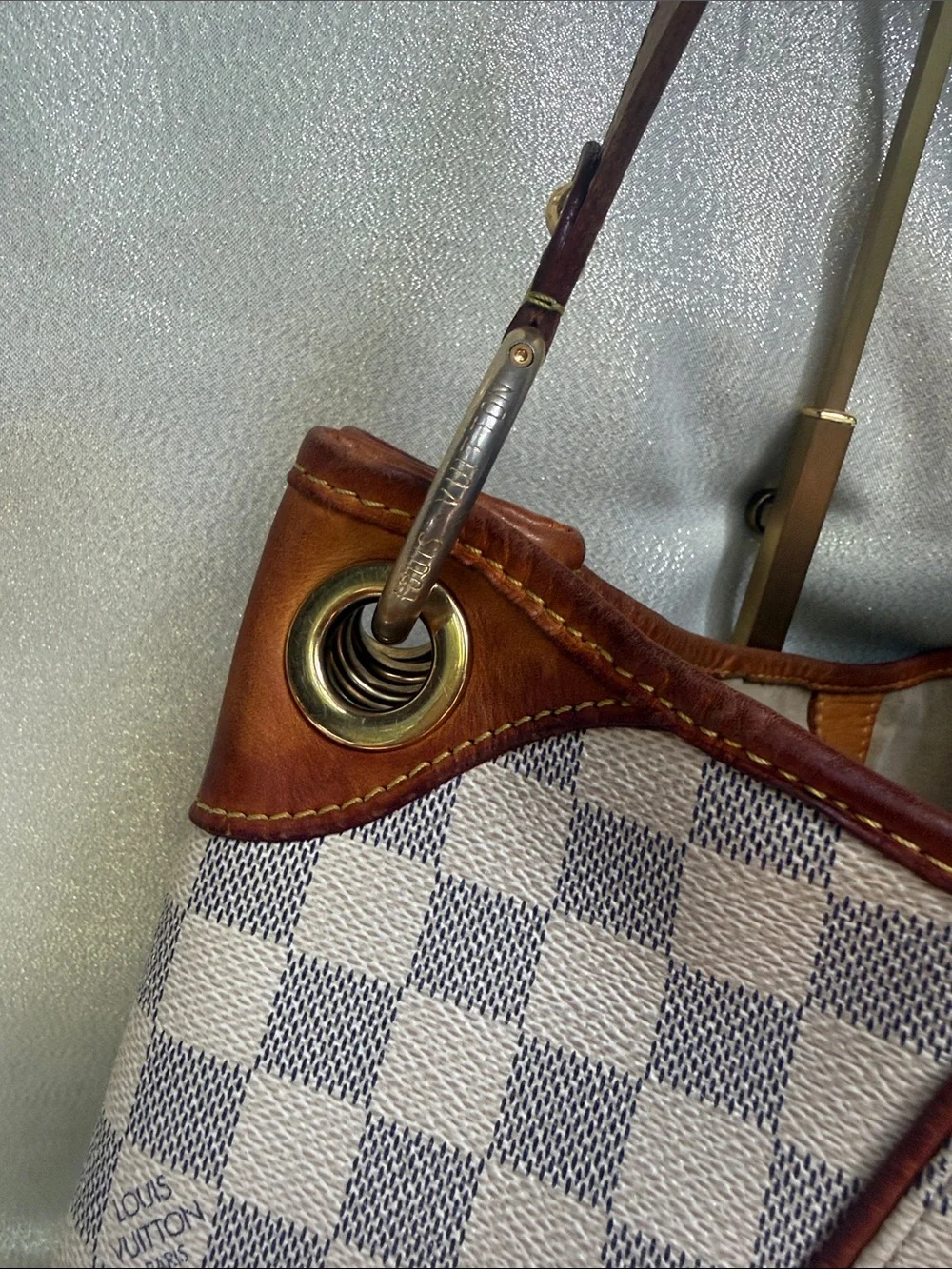 Louis Vuitton Damier Azur Galleria Shoulder Bag